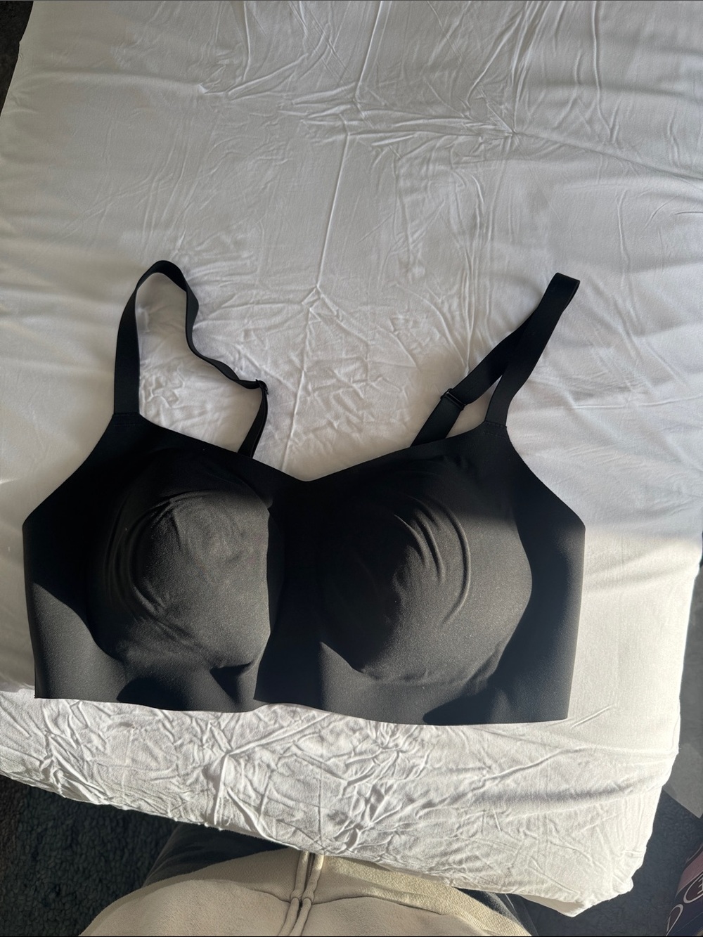 Athleta Black Wireless Seamless Bra size 1X - EUC